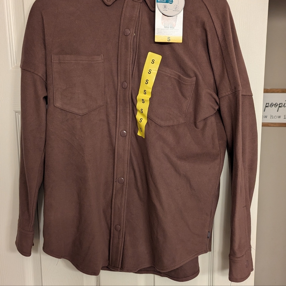 Mondetta button up fleece size small